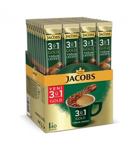 قهوه فوری 3 در 1 گلد جاکوبز 40 عددی Jacobs