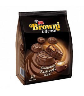کیک لقمه ای شکلاتی بلا سس قهوه اتی براونی اینتنس Browni