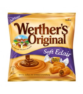 تافی با مغز کرم شکلاتی soft eclair وردرز Werthers Original