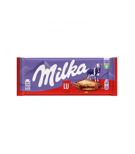 شکلات میلکا LU بیسکوییت MILKA گرم 90