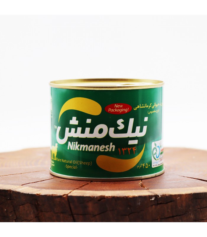روغن حیوانی کرمانشاهی مخصوص نیم لیتر نیک منش