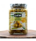 زیتون سبز با مغز سیر