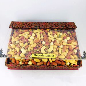 آجیل کادویی چهارمغز شور1.5کیلوگرم جعبه ای ترمه