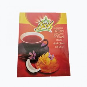 پولکی زعفران نارگیل بدون قند کامور