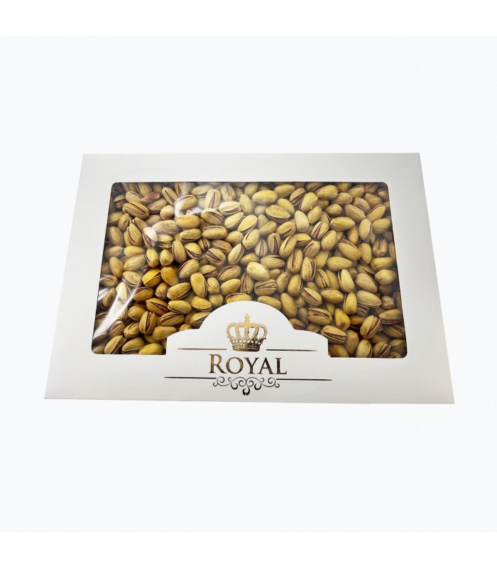 پسته اکبری زعفرانی کادویی رویال