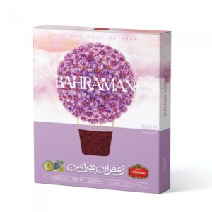 زعفران 3 مثقال کادویی قوطی بهرامن