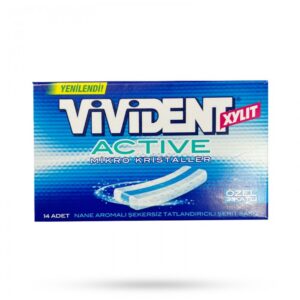 آدامس نواری ویویدنت سری ACTIVE با طعم نعنا حاوی میکرو کریستال