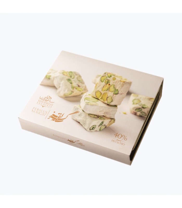 گز لقمه ای40% مغزپسته نفیس ساعدی نیا