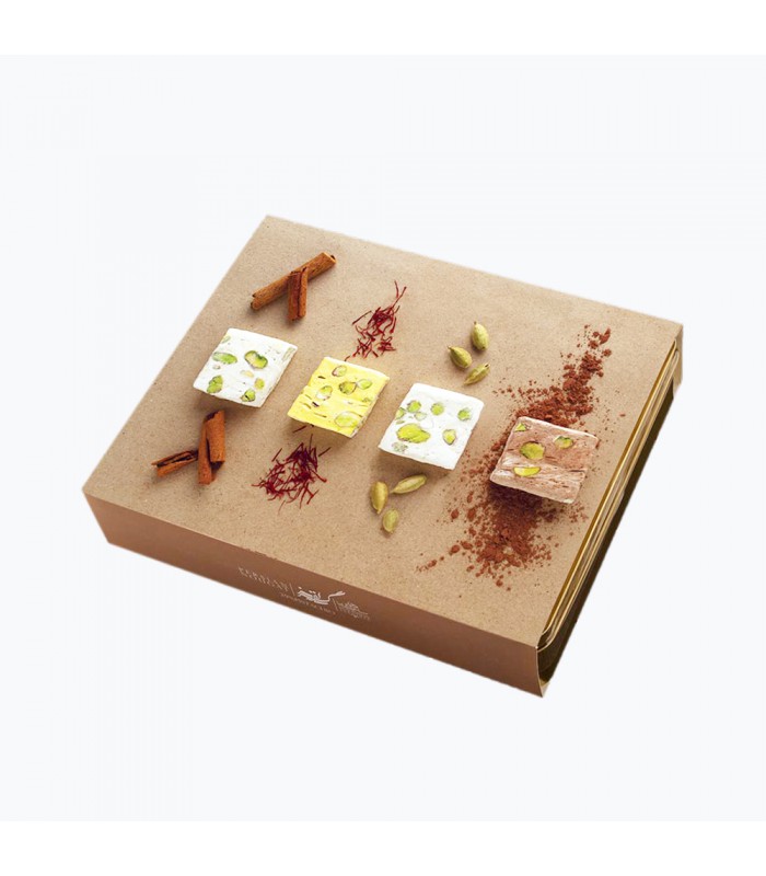 گز لقمه 25% مغز پسته میکس نفیس ساعدی نیا