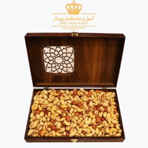 آجیل 3 مغز جعبه کادویی گیسو