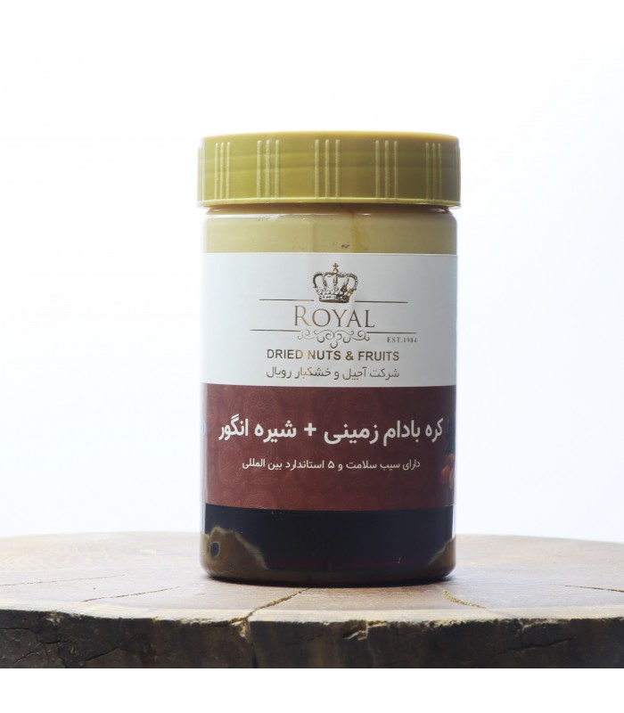 کره بادام زمینی + شیره انگور