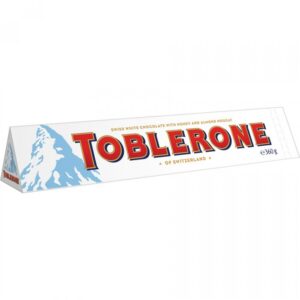 شکلات تابلرون سفید بادام و عسل 100گرمی Tobleron