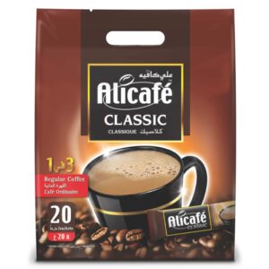 قهوه فوری علی کافه کلاسیک 20 عددی