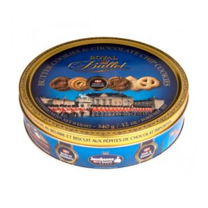 کوکی کره ای و شکلاتی دانمارکی مدل رویال باله 340گرم