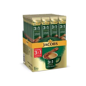 قهوه فوری 3 در 1 گلد جاکوبز 40 عددی Jacobs