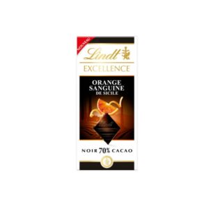 شکلات تلخ 70% لینت مدل اکسلنس طعم پرتقال خونی 100 گرم Lindt