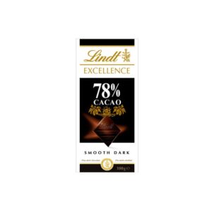 شکلات تخته ای تلخ 78% لینت اکسلنس 100 گرم Lindt