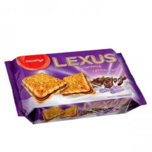 بیسکوییت کرم شکلاتی وزن 225 گرم لکسوس LEXUS