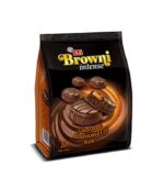 کیک لقمه ای شکلاتی با سس کارامل اتی براونی اینتنس Browni