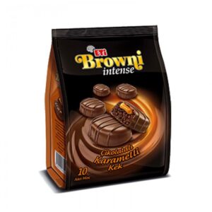 کیک لقمه ای شکلاتی با سس کارامل اتی براونی اینتنس Browni