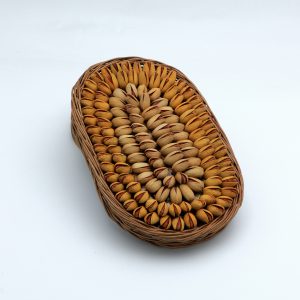 آجیل کادویی طرح بیضی چوبی