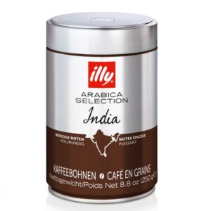 قوطی پودر قهوه عربیکا انتخابی هند 250 گرم illy