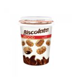 بیسکویت مغزدار شیری شکلاتی لیوانی بیسکولاتا