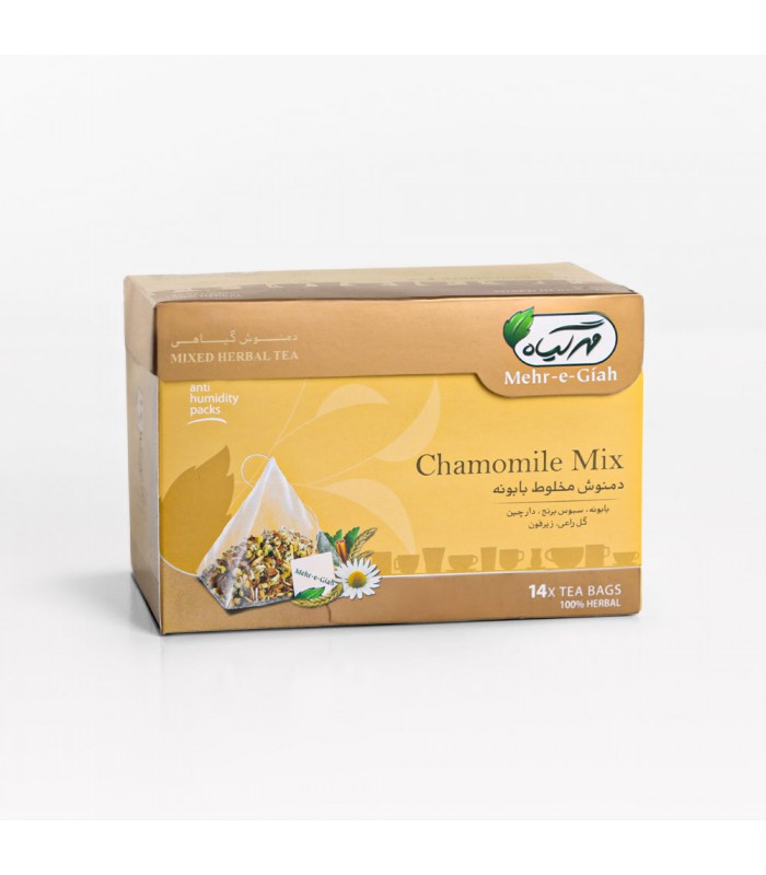 دمنوش گیاهی مخلوط بابونه 14 عددی دمنوش گیاهی مخلوط بابونه 14 عددی