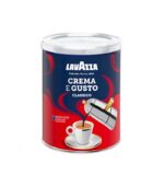 پودر قهوه لاوازا مدل کرما گوستو کلاسیک قوطی lavazza
