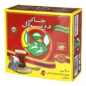 چای دو غزال کیسه ای 100 عددی