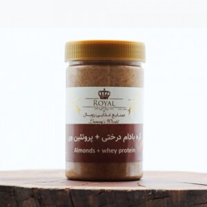 کره بادام درختی با پروتئین وی