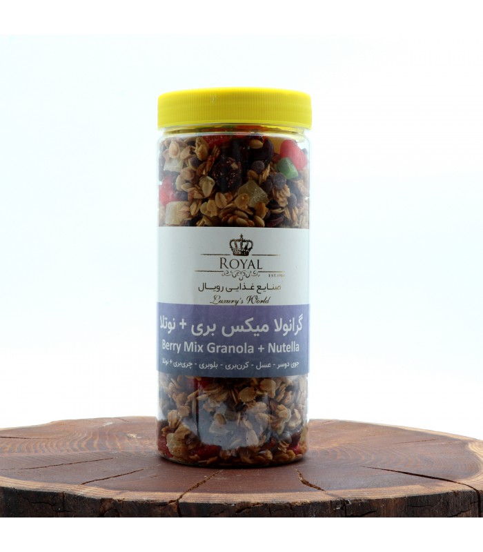 گرانولا میکس بری با نوتلا