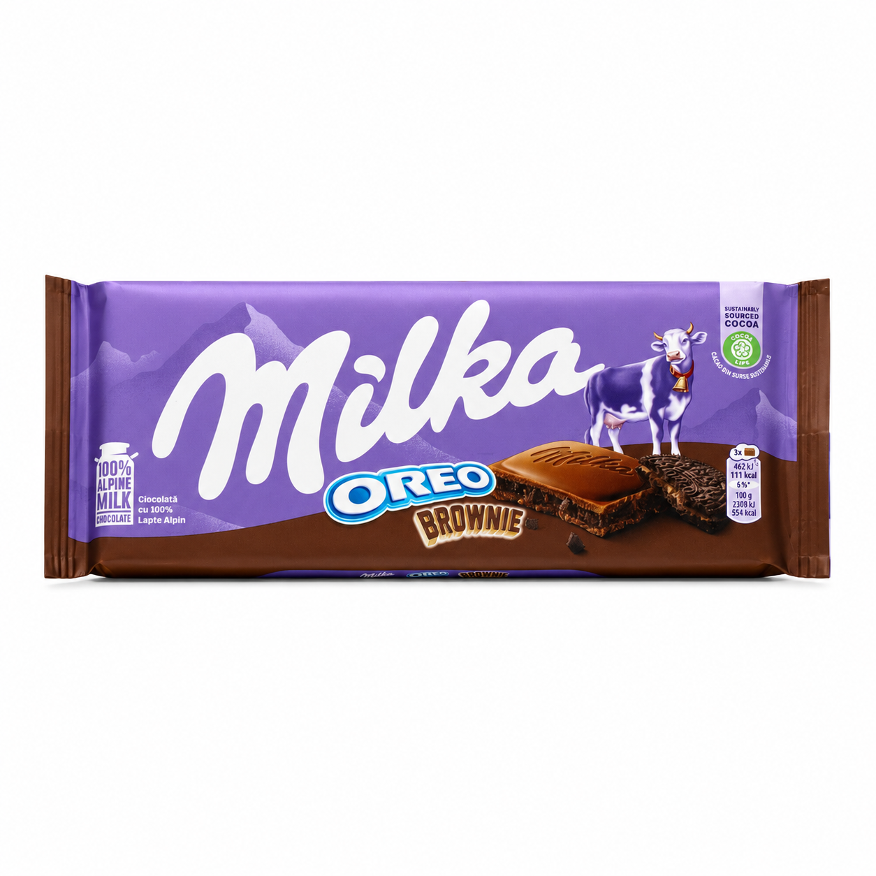 milka oreo brownie