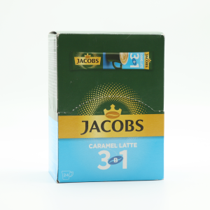 قهوه فوری جاکوبز ساشه ای 3 در 1 CARAMEL LATTE ( 24 عددی )
