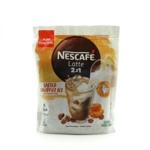 آیس نسکافه لته 2 در 1 با طعم کارامل نمکی