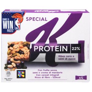 انرژی بار 22 درصد با مغز توت و آجیل SPECIAL K