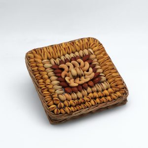 آجیل کادویی طرح مربع چوبی