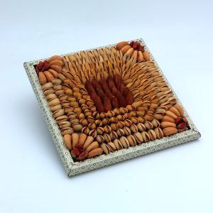 آجیل کادویی طرح مربع خاتم