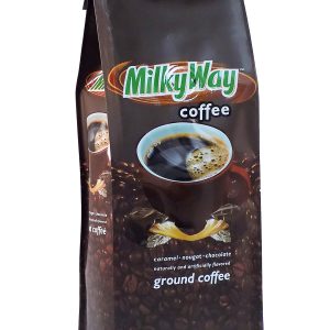 پودر قهوه فوری باطعم شکلات کاراملی میلکی وی