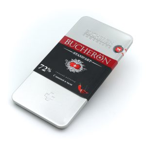 شکلات تلخ 72 درصد با مفز گیلاس و فلفل قرمز بوچرون