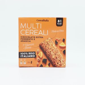 غلات بار با مغز شکلات تلخ و پرتقال cerealitalia