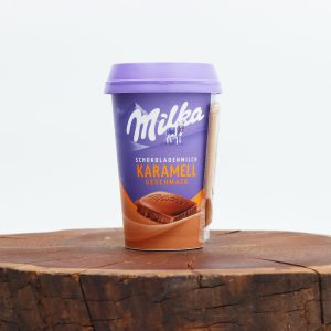 نوشیدنی شیرشکلاتی با طعم کاراملی میلکا