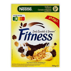 کورن فلکس با طعم موز و شکلات تلخ فیتنس