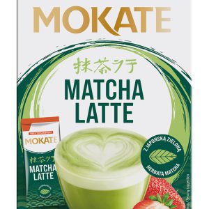 ماچا لته با طعم توت فرنگی موکات