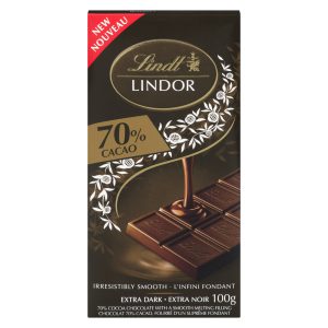 شکلات تخته ای 70 درصد کاکائو لینت _ LINDT