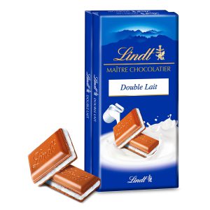 شکلات تخته ای شیری دوبل 100 گرم _ LINDT
