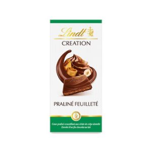 شکلات تخته ای با مغز پرالین و فندق لینت _ LINDT