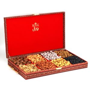 جعبه آجیل کادویی طرح فرش بزرگ رویال