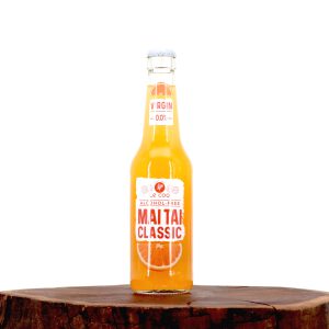 نوشیدنی کوکتل شیشه ای بدون الکل پرتقالی ویرجین