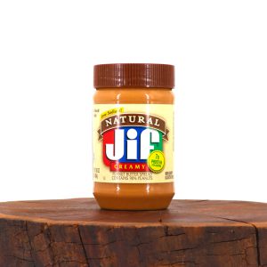 کره بادام زمینی نچرال کرمی 454 گرمی جیف _ jif